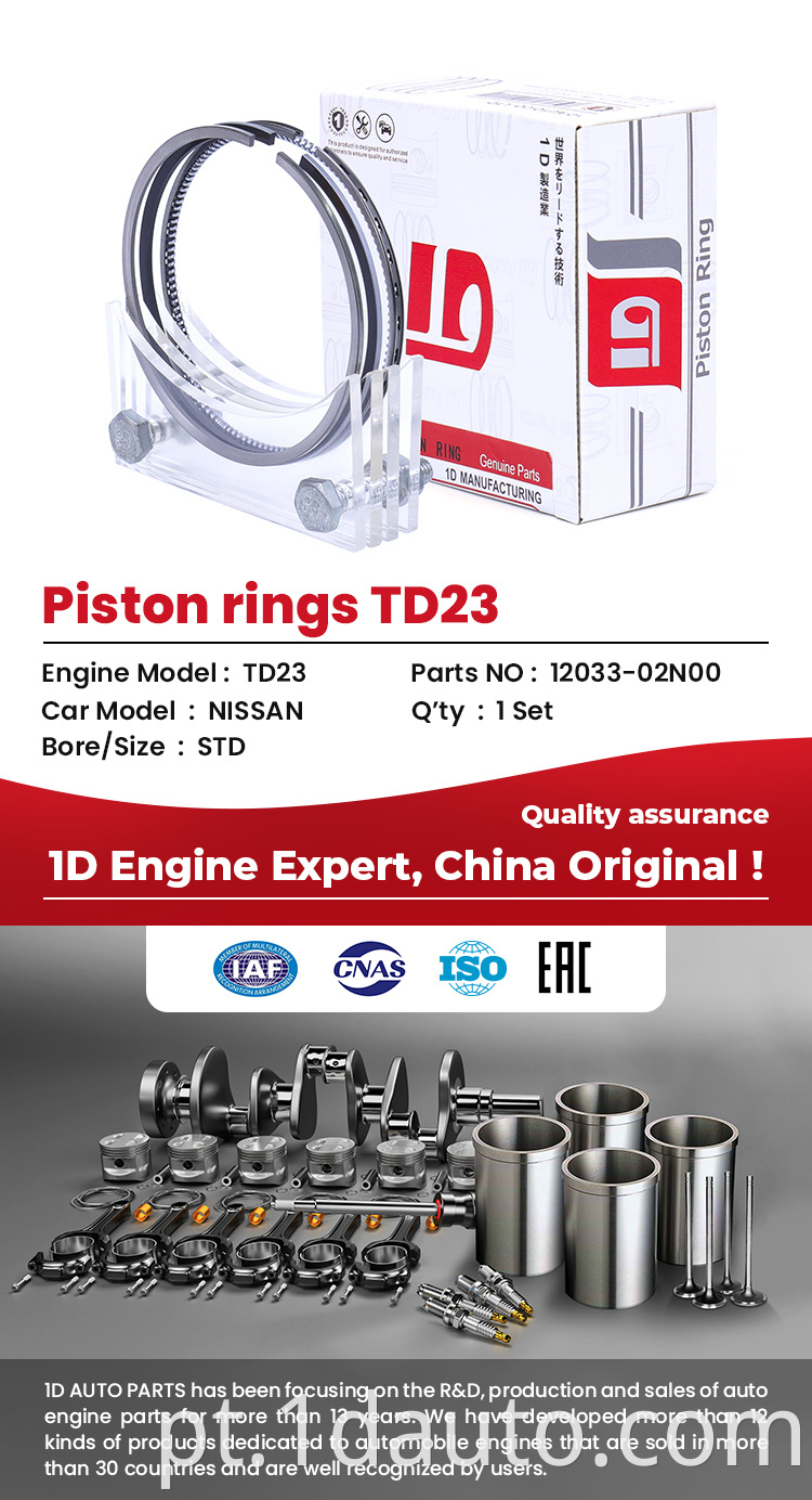 TD23 Engine Piston Ring 